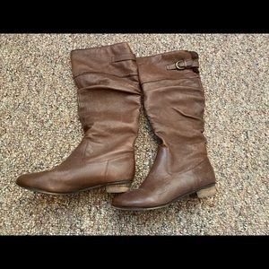 Brown Leather Boots